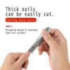 TJ SEGA Professional Nail Cutter Stainless Steel Thick Nails Clippers Toenail Fingernail Manicure Trimmer Toenail Clippers Tools 4