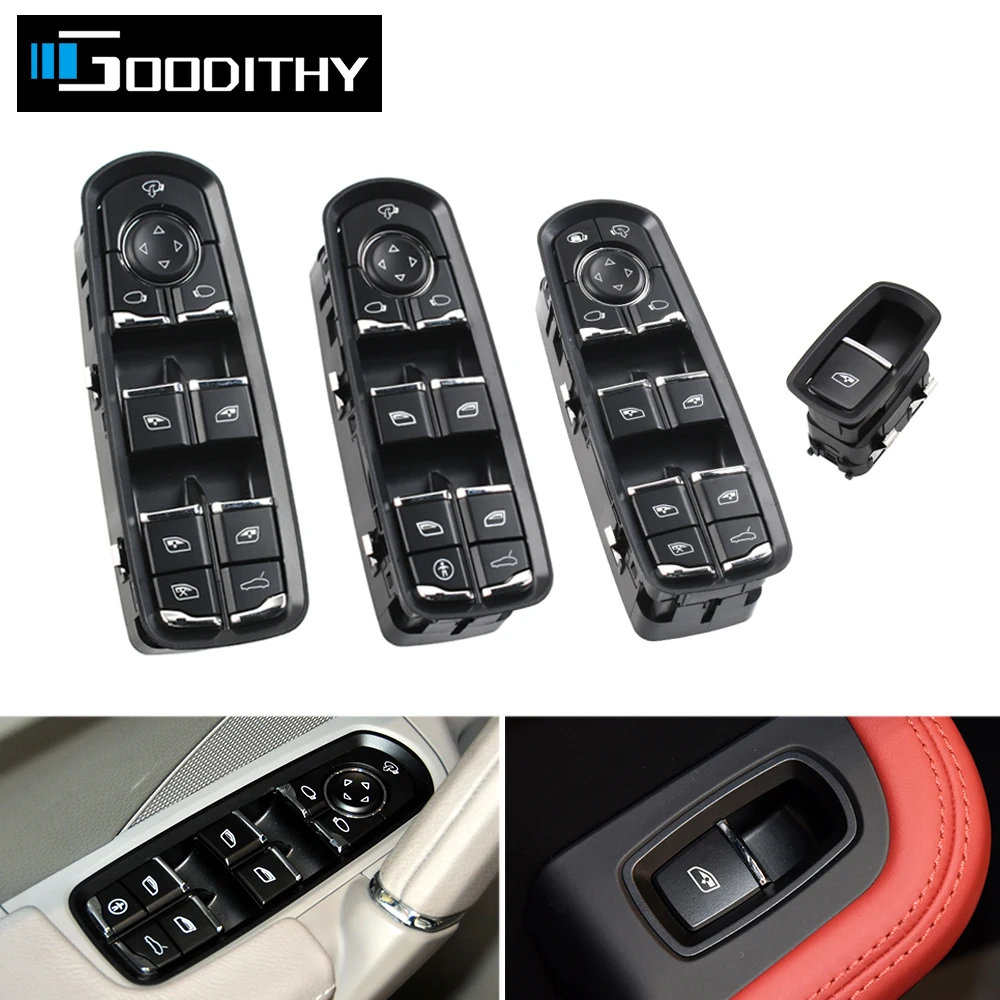 CarMasterPowerWindowSwitchControlButtonForPorscheCayenne