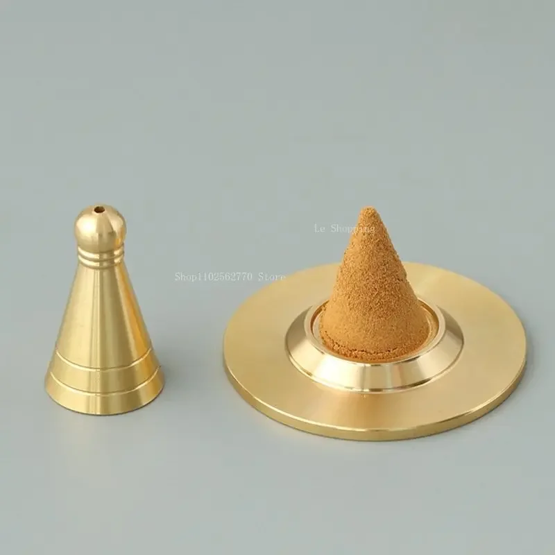 Pure Copper Natural Color Tower Mold Set Incense Supplies Tool DIY Handmade Tower Incense Making Mold Cone Incense Tools