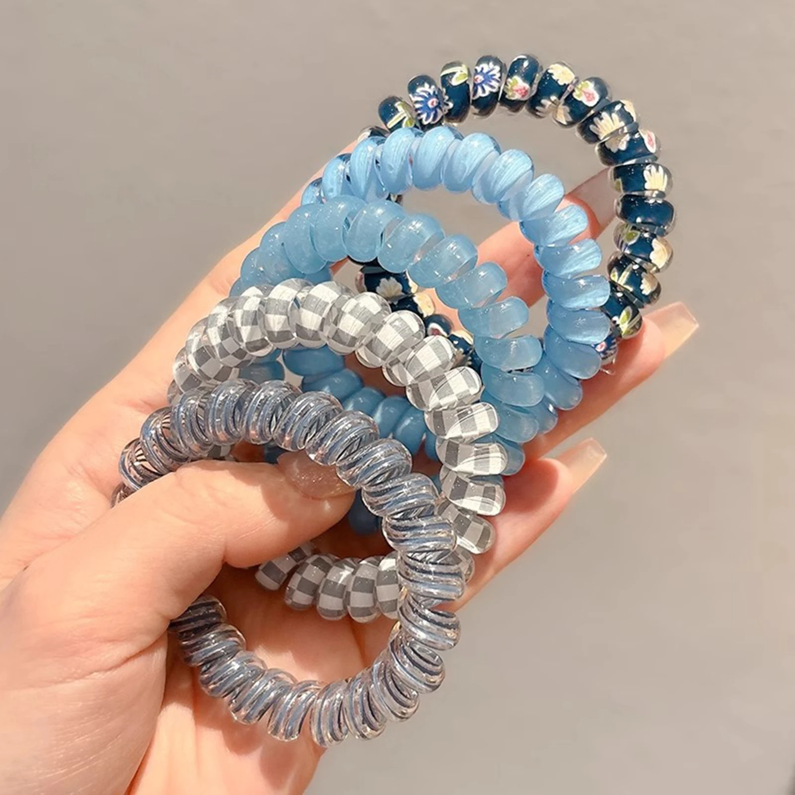 Braided Women's Hair Ties Set - Durable Elastic Bands