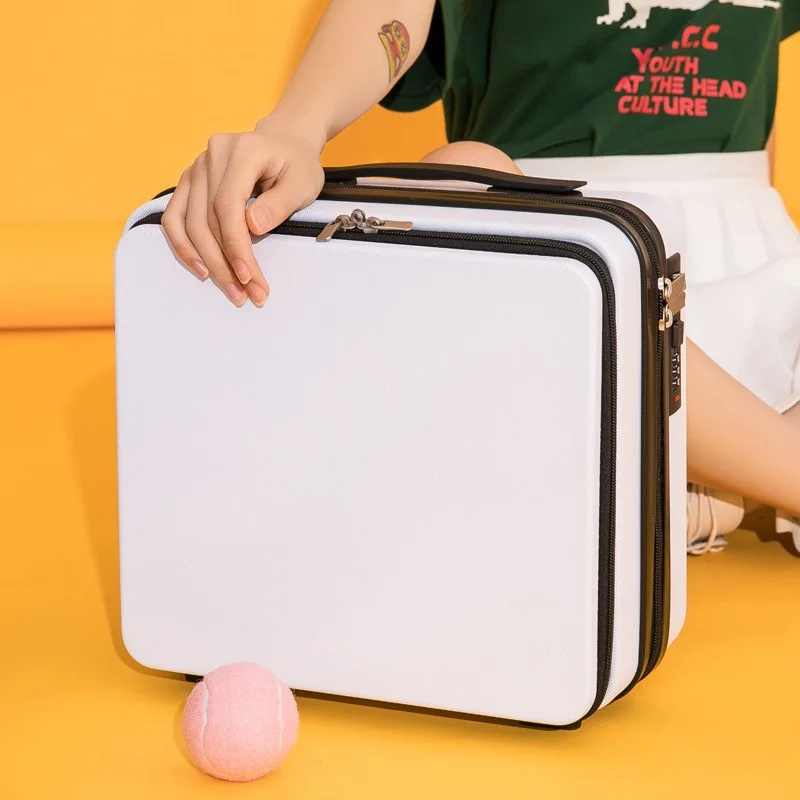 16 Inch Suitcase Cosmetic Bag Small Luggage Lockbox Small Light Suitcase Storage Box