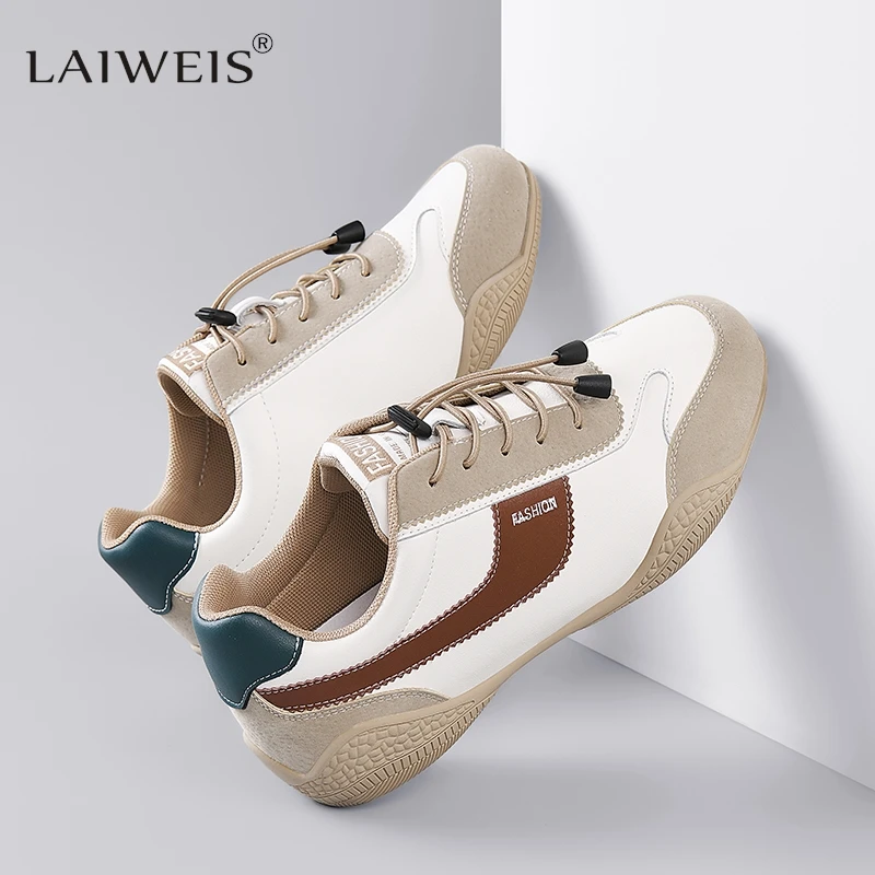 

Leather leisure travel shoes women's shoes new white shoes women's singles shoes spring autumn running shoes Trekking Footwear