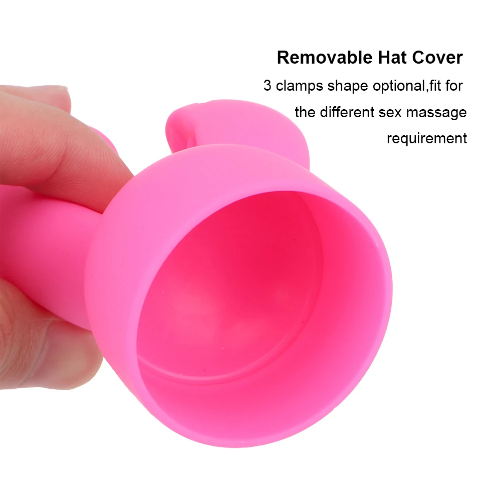 Bacchetta magica da 19 cm con vibratori estensibili per donne Morsetti per capezzoli Stimolatore del clitoride l Plug anale Fema Ana Pug_voghion.com