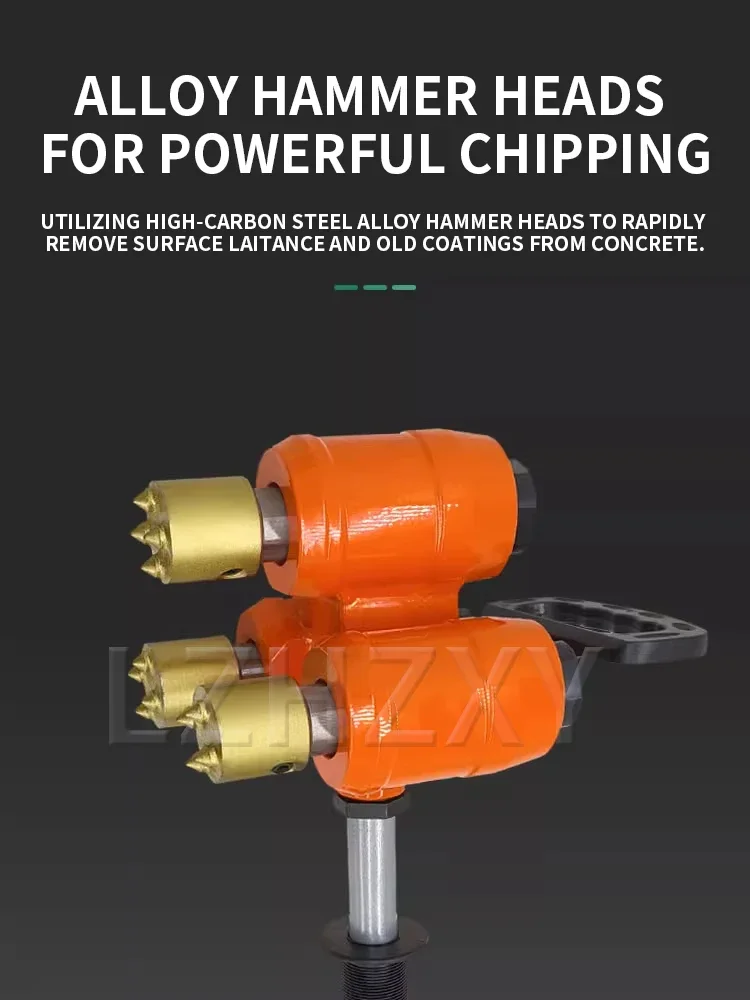 Pneumatic Hand-Held Chipping Machine, Orange Peel Texturing Machine, Concrete Ch