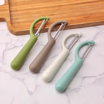1 pz in acciaio inox frutta verdura pelapatate pelapatate carota peeling strumento raschietto per frutta gadget da cucina accessori 1