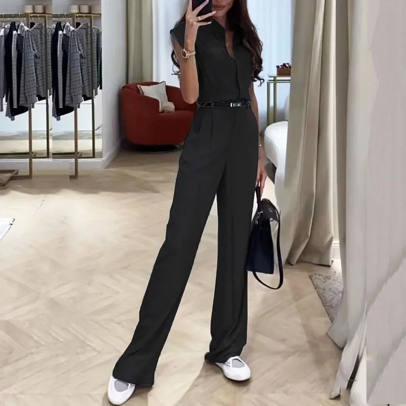 Sleeveless top and pants set loose top and pants casual two-piece set, new summer fashion