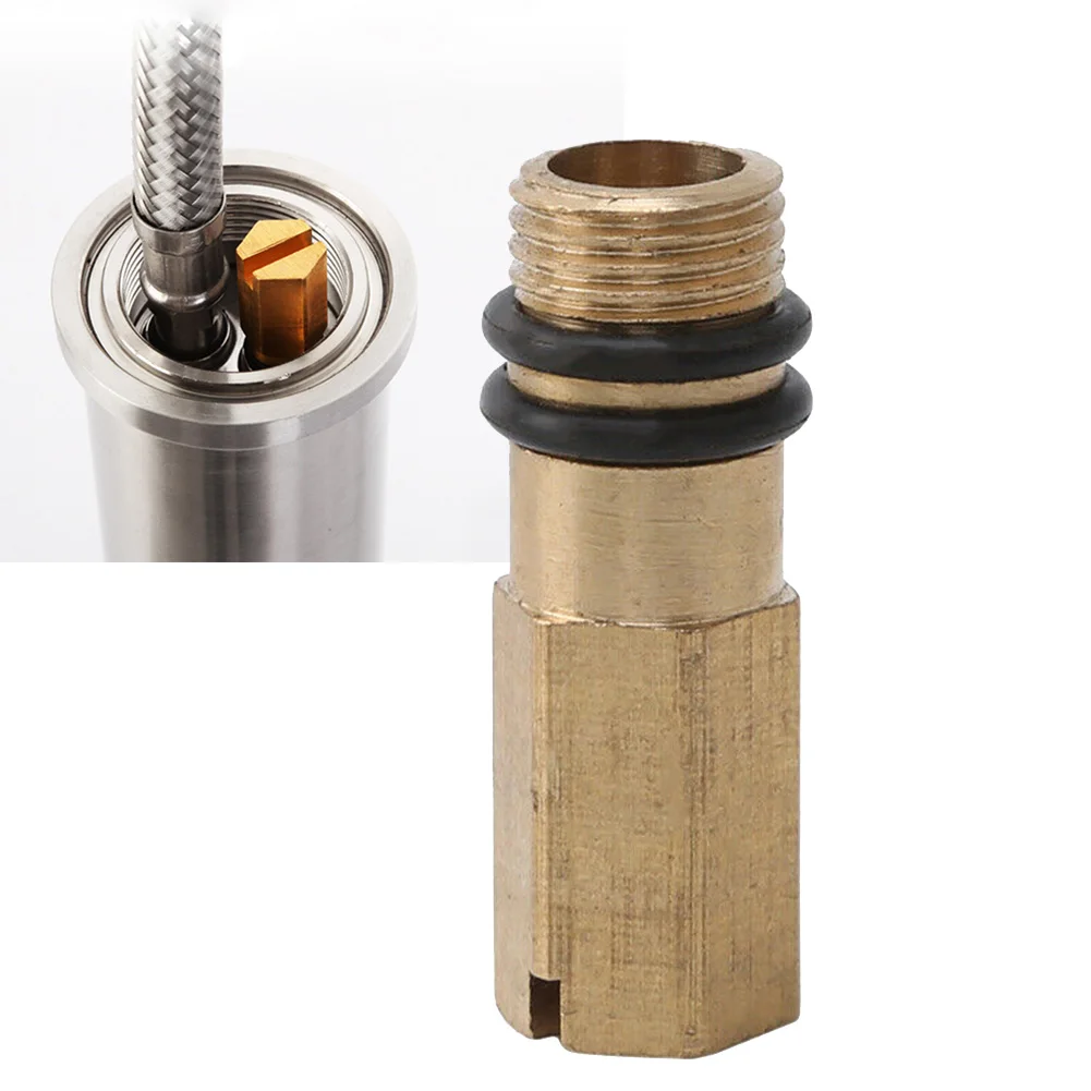 

M10 Blanking Plug For Cold And Hot Faucet Tap Flexible Pipe End Cap Water Inlet Brass Faucet Connector Adaptor Tap Spare Tool