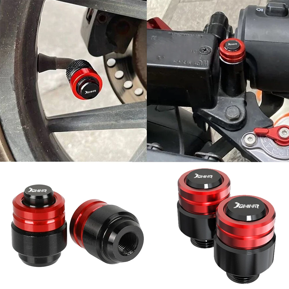 Per Bajaj Pulsar 150 125 180 Dominar 400 250 Pulsar 200 Rs/Ns 200 Specchietto Retrovisore Tappo Foro Tappo A Vite Tappo Stelo Valvola Pneumatico Coper