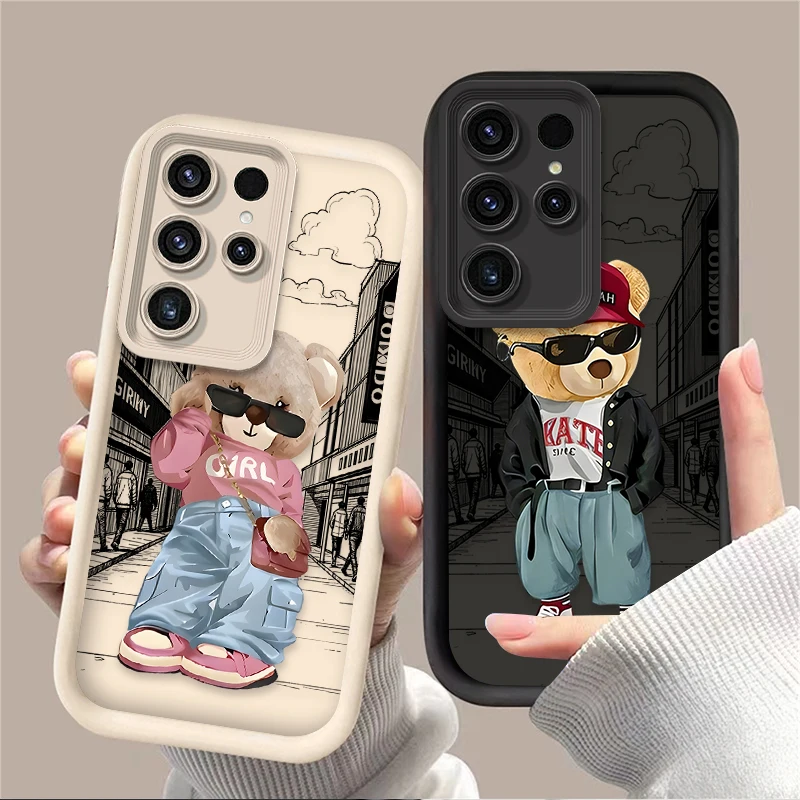 Chic Bear Design Phone Case - Cute and Stylish Protective Cover