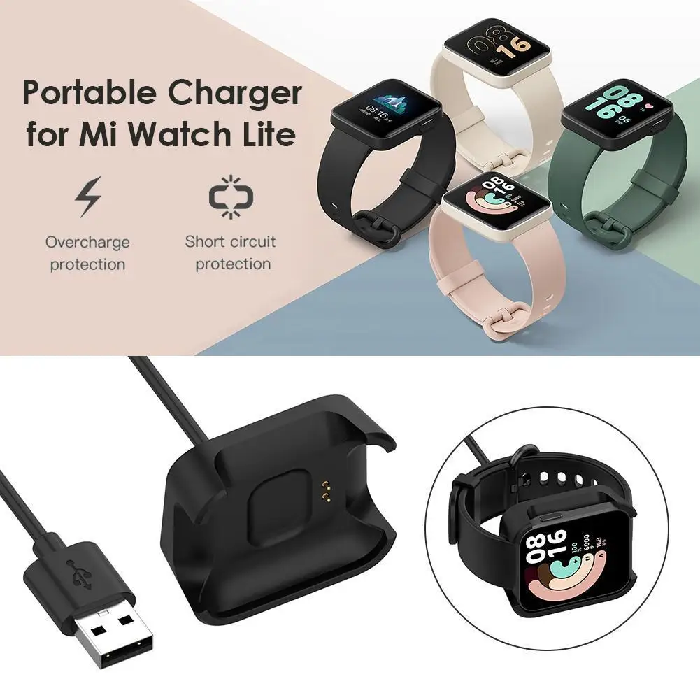 Smart Charging Cable Charge Base Station Charger for Xiaomi Mi Watch Lite Redmi Watch USB Charging Cable Cord Cradle Dock