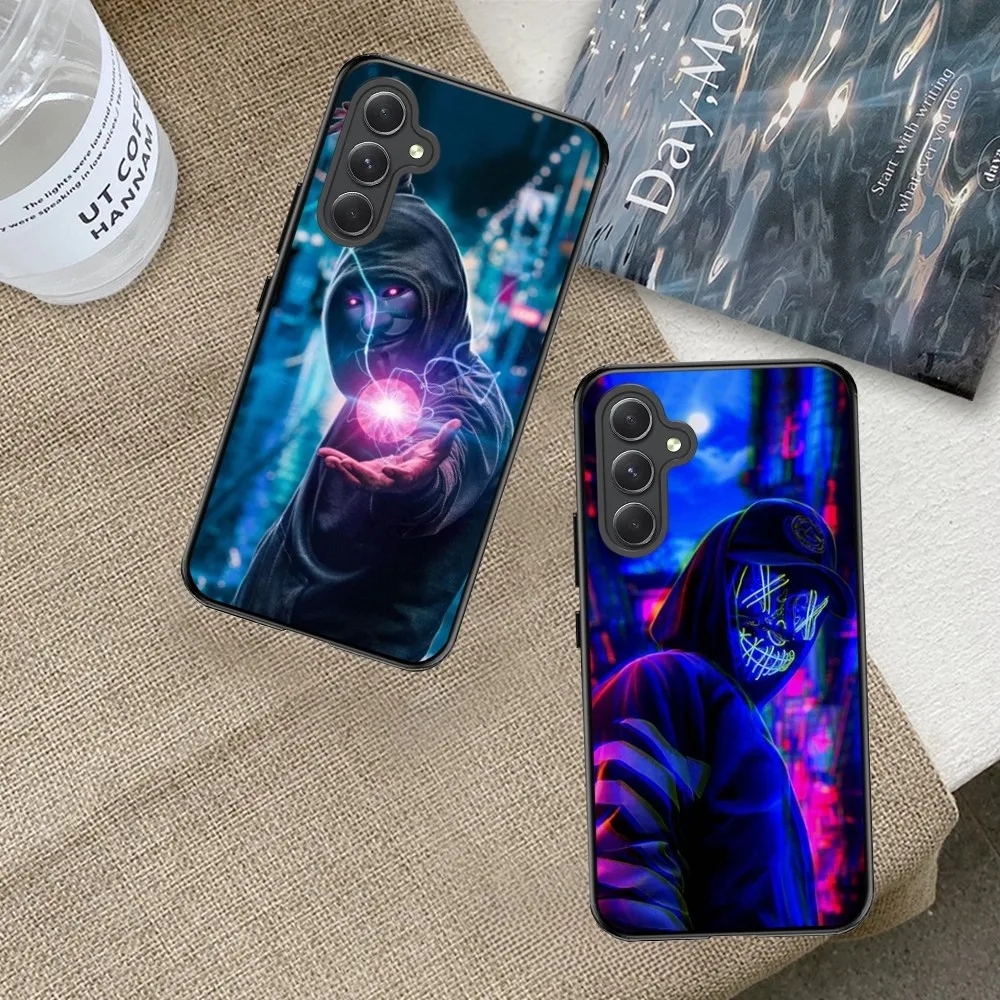 

Street Brand Boy Girls Phone Case For Samsung Galaxy S23 S22 S21 S20 Plus Ultra M54 Note20 Soft Black Phone Cover