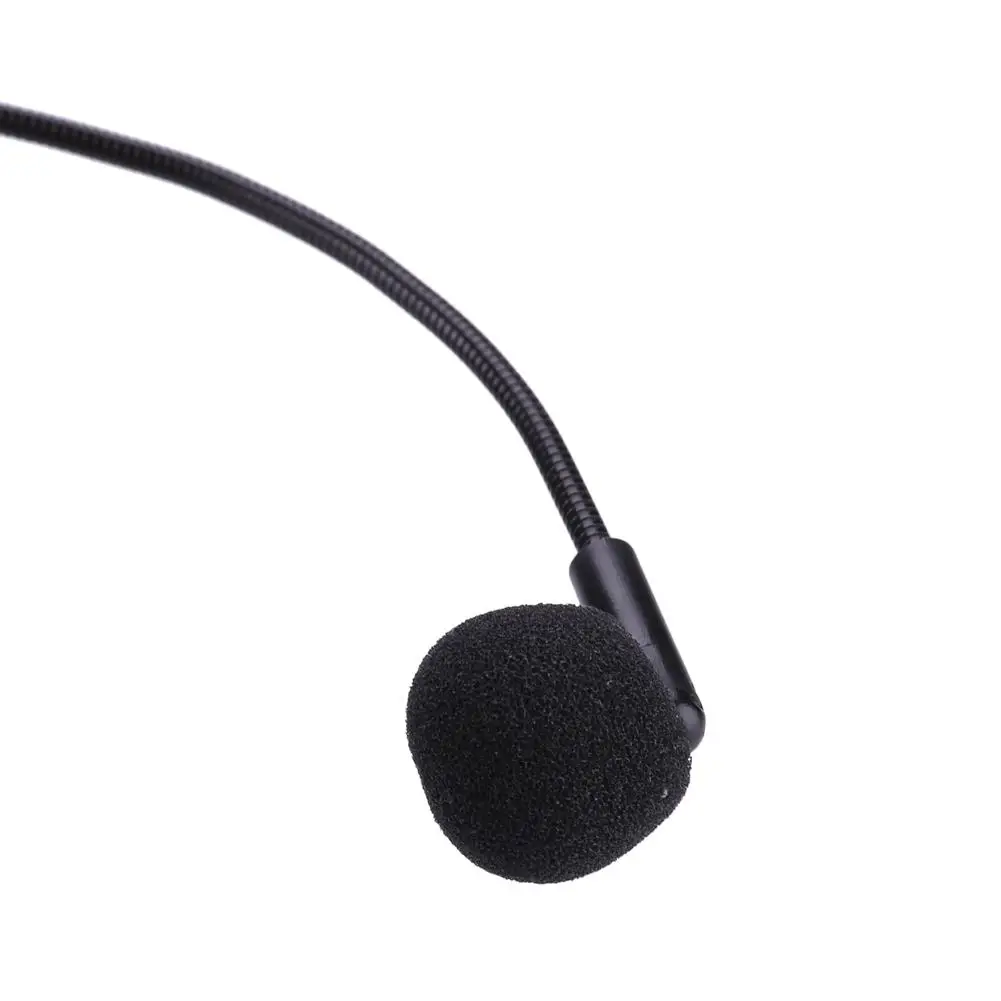 Microfono con cavo per microfono montato sulla testa microfono flessibile con braccio cablato da 3.5mm Amplifie Mic per il discorso della conferenza della guida turistica - Image 4