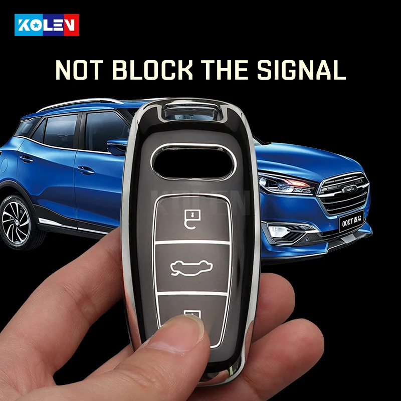 Soft TPU Car Remote Key Case Cover Shell Audi A6 A7 A8 E-tron Q5 Q7 Q8 C8 D5 Protector Holder Fob Accessories key case cover,car key shell