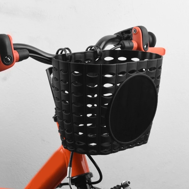 Durable Strap-Fastened Bicycle Handlebar Basket
