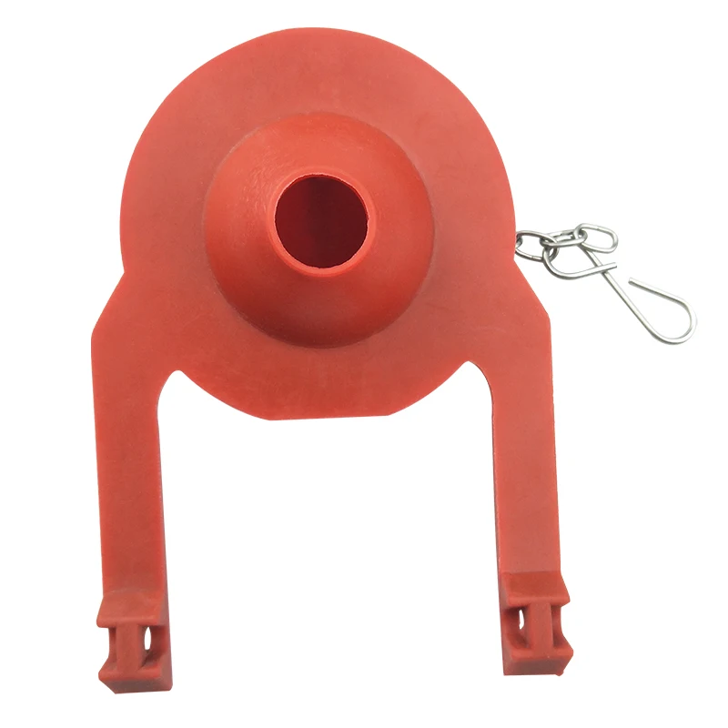 One-piece toilet repair parts flap seal assembly drain valve