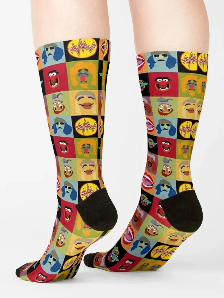 Dr. Teeth and the Electric Mayhem ft Lips Socks loose ankle fashionable Men Socks Luxury Brand Women's