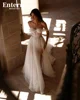 Customized Wedding Dresses Sweetheart For Strapless Women 2024 Charming Simple Tulle Bridal Gowns Side Slit Vestidos De Novia 1