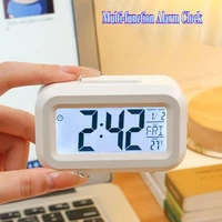 Alarm Clock Digital Clock LED Electronic With Backlight Snooze Calendar For Home Office Desktop Table Screen Display Watch 4