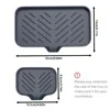 1PC Silicone Drain Rack, Kitchen Sink Sponge Tray, Easy to Clean, Suitable for Kitchen, Bathroom 6
