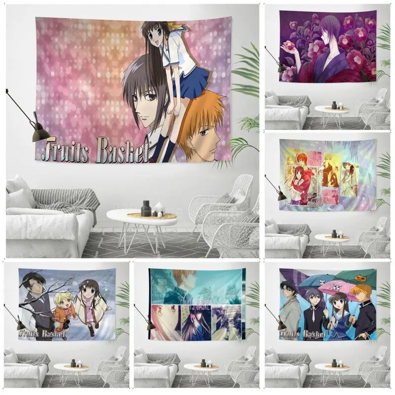 

Anime Fruits Basket Tapestry Hanging Bohemian Tapestry Indian Buddha Wall Decoration Witchcraft Bohemian Hippie Cheap Hanging