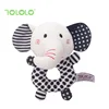 Newborn visual training black and white hand grip rattle exercise baby gripping ability to soothe baby toys importable 5