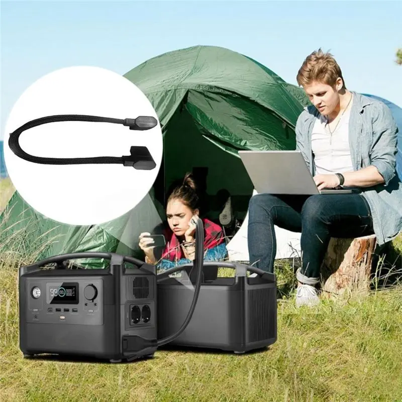 XT150 배터리 연결 케이블 에코플로우 델타 22 맥스맥스33 XT150 엘보용 19.69인치 길이 연장 케이블
