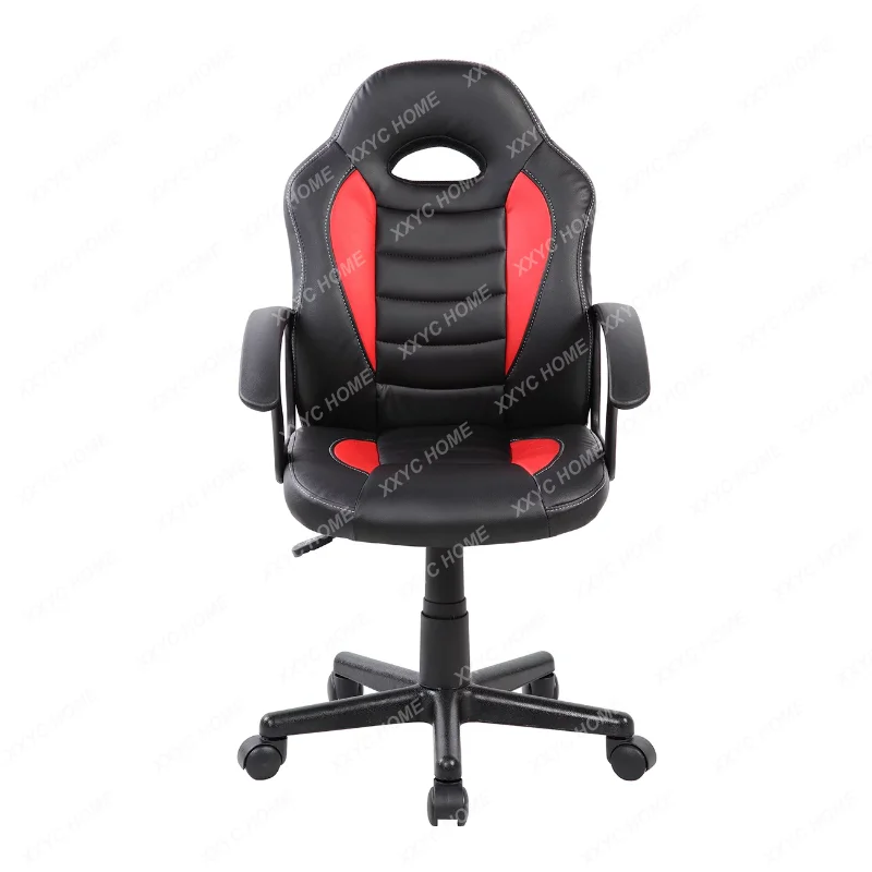 Kid's Gaming and Student Racer Chair with Wheels, Leather Upholstery, Red round 270mm in dia flsun super racer qq s pro textured smooth pei sheet pea spring steel build plate with magnetic base