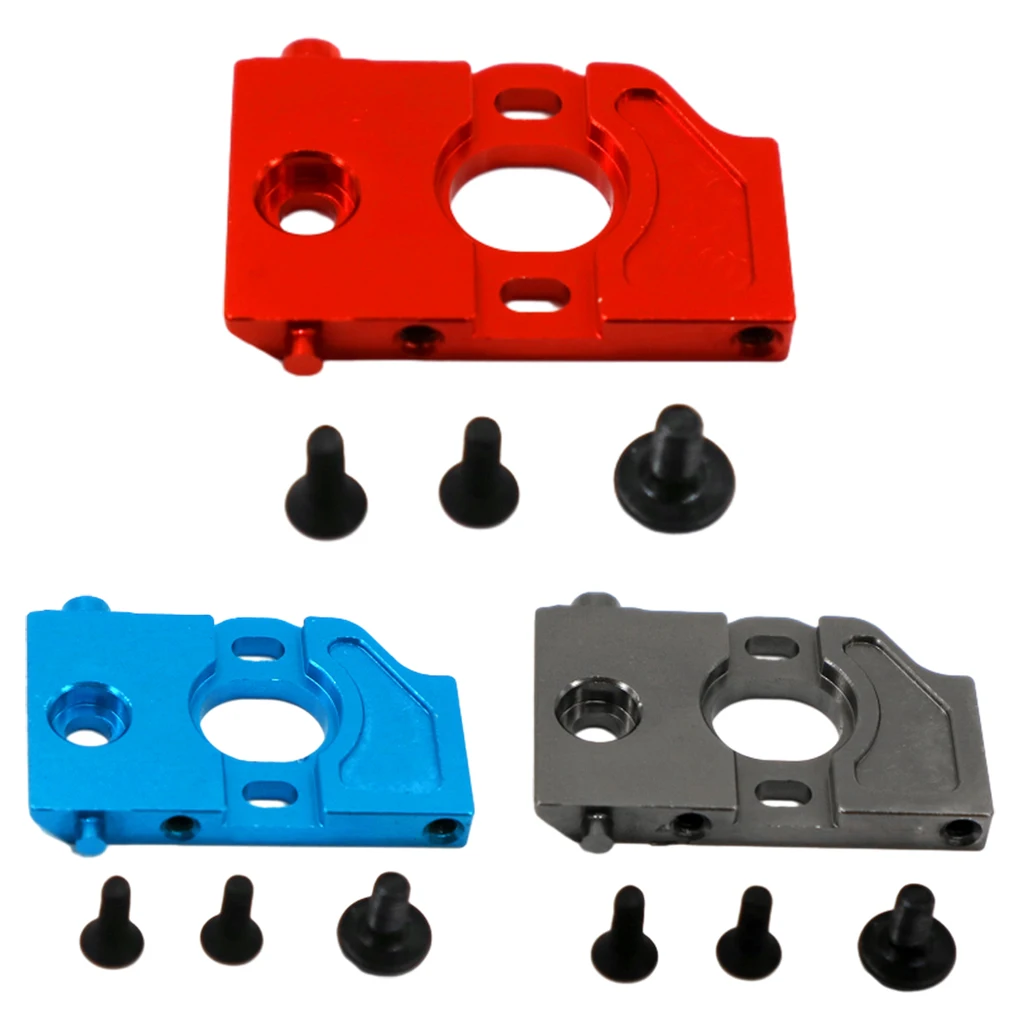 

RCGOFOLLOW 1pcs Aluminum Alloy Adjustable Motor Mount For 1 28 Rc Motor Mount WLtoys K969 K989 P929 RC Car Part Titanium