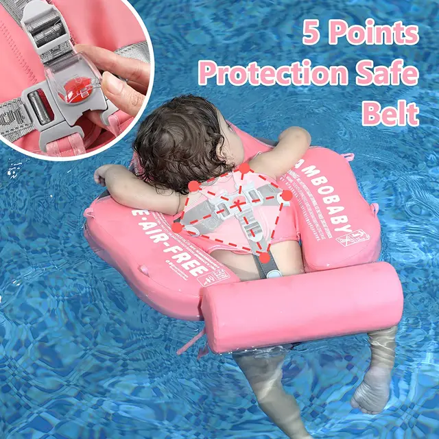 Mambobaby의 Baby Swim Floats는 아기들을 위한 안전한 수영 보조제입니다.