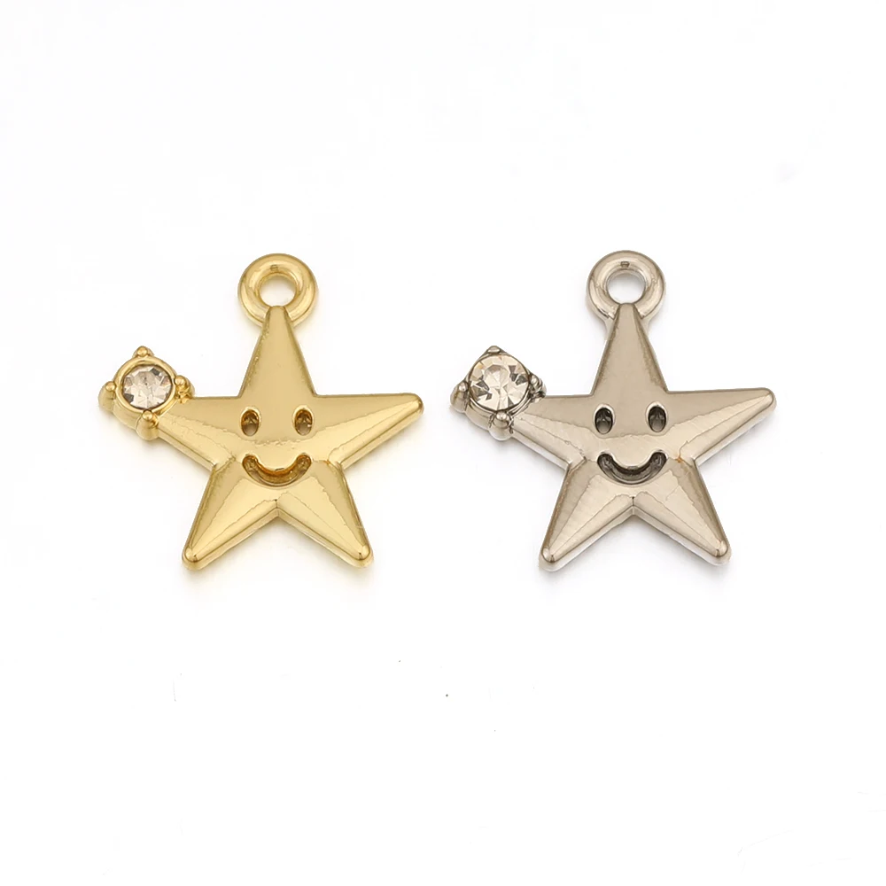 

Аксессуары для ювелирных изделий Cordial Design, 100 шт., 16*16 мм, фурнитура для ювелирных изделий и компоненты, формы звезд, сплав, сделай сам, Подвески ручной работы