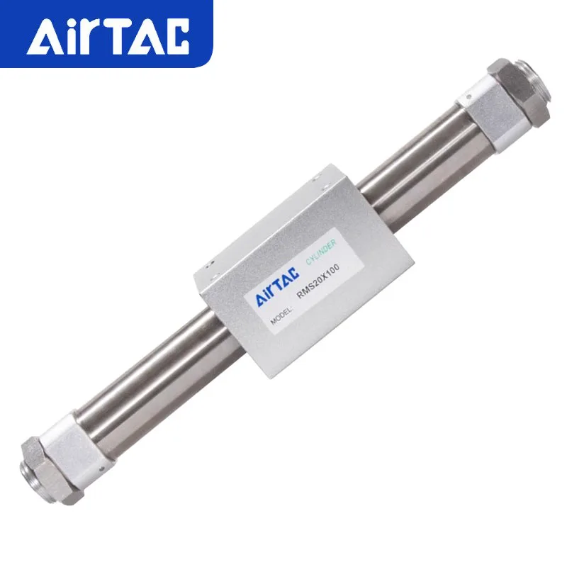 AirTAC RMS ข้อต่อแม่เหล็ก Rodless กระบอกสูบนิวเมติก RMS10/16/2025/32/40X50/100/150/200/250/300/350/400/450/500 1