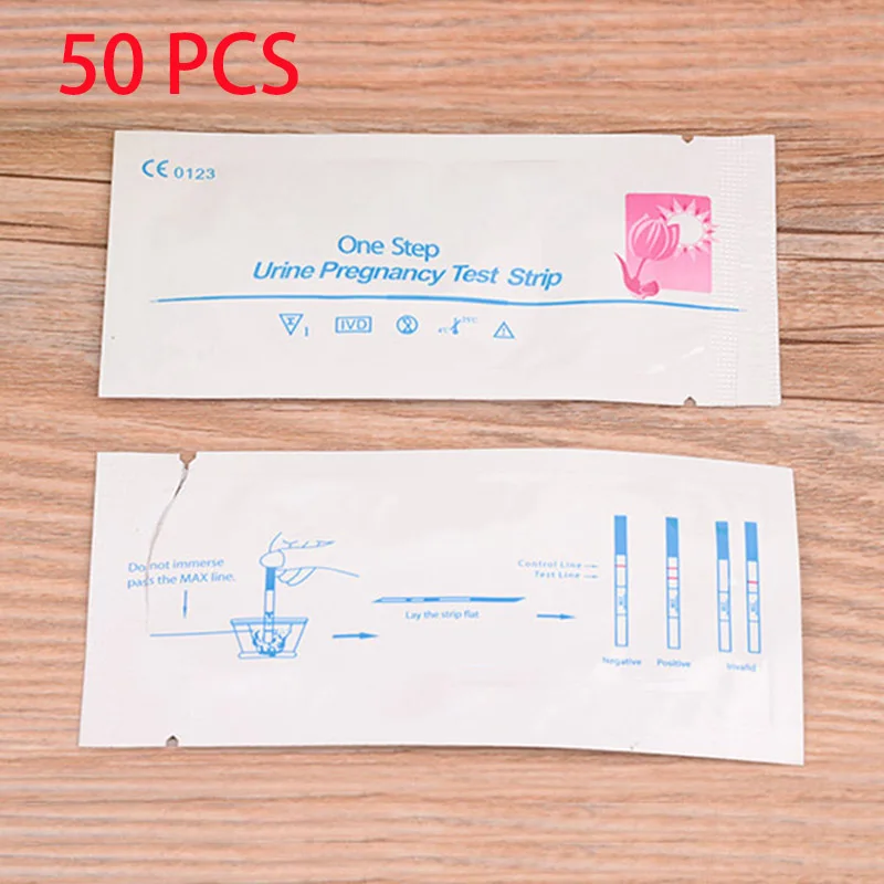 50pcs Pregnancy Predictor Test Strip Pregnancy Test Lot First Response