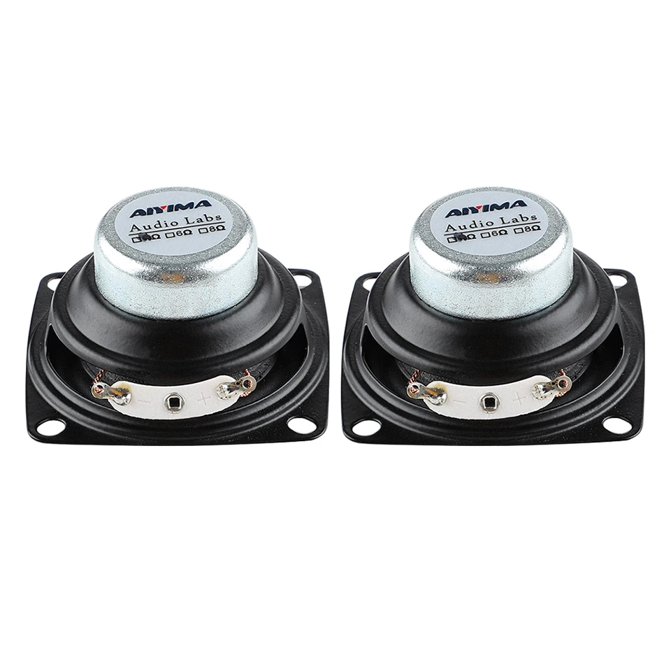 Haut parleur 8 Ohms AIYIMA 2 Pi ces 2 Pouces Audio Haut parleurs 