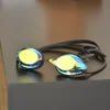Race  Swimming Goggles Colorful Anti-fog Waterproof Optical Glasses Competive Swim Mask with replaceable nose bridge frames 3