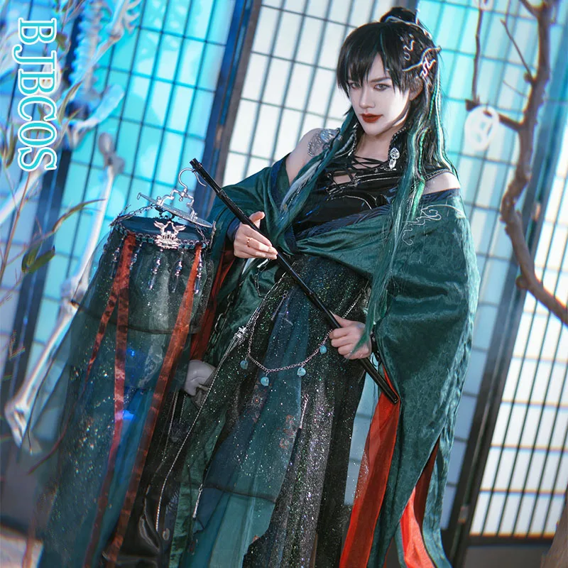 Anime Heaven Officiële 'S Zegen Cosplay Xie Lian Kostuum Tian Guan Ci Fu Cosplay Ancientry Xielian Kostuum Xie Lian Lange haren  200000532