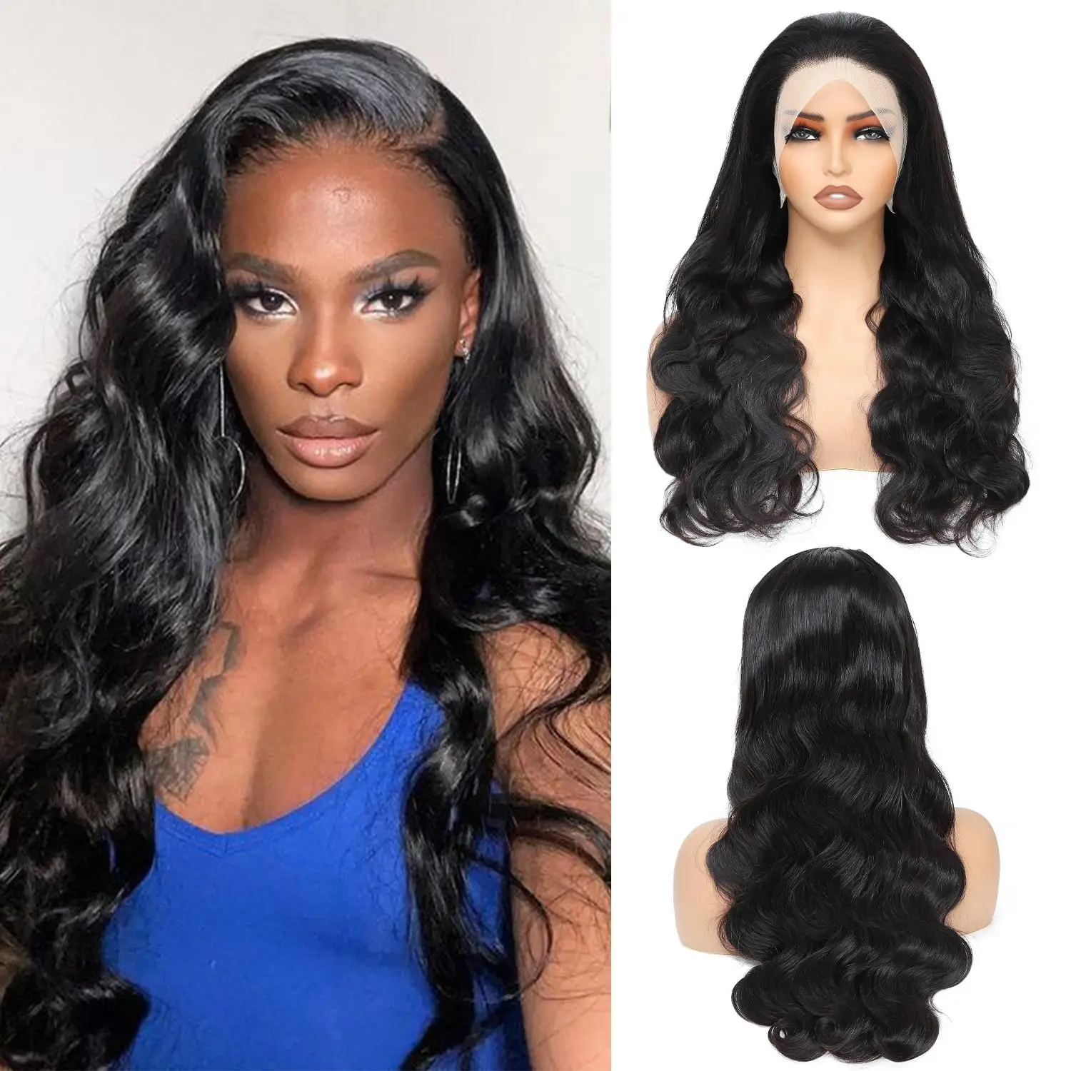 

30 Inch 13x4 13x6 HD Body Wave Lace Front Wig Pre Plucked Loose Wave Lace Frontal Wig Glueless Human Hair Wigs For Black Women