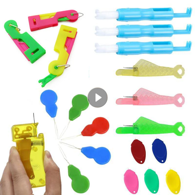 

Needle Threader Elderly Guide Needle Sewing Machine Stitch Insertion Device Automatic Simple Thread Sewing DIY Craft Accessories
