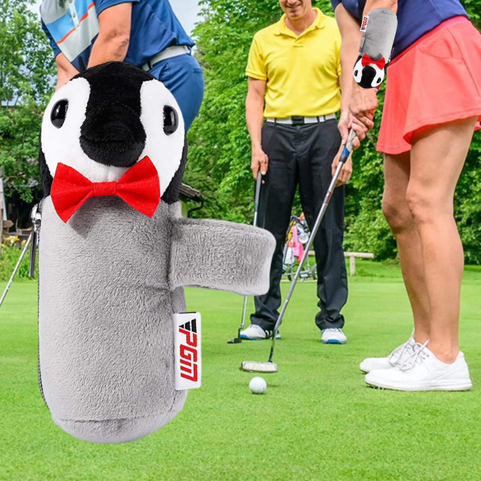 

Golf Ball Holder Pouch Bag with Zipper Golf Training Accessory Golf Storage
