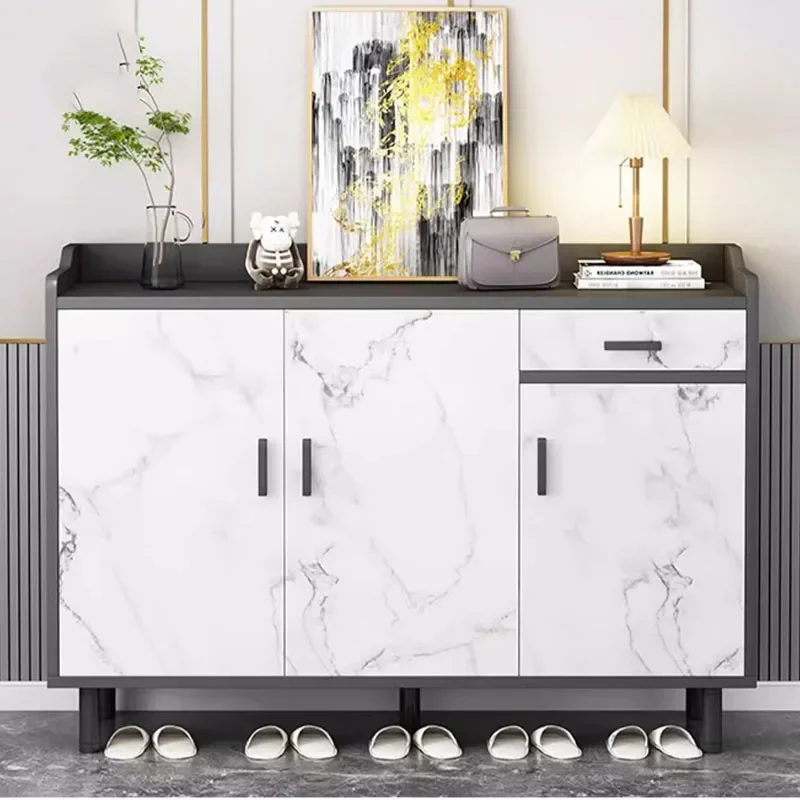 

Vertical Nordic Shoe Cabinets Designs Large Door Space Saving Shoe Cabinets Luxury Closed Armarios Para Zapatos Home Furniture