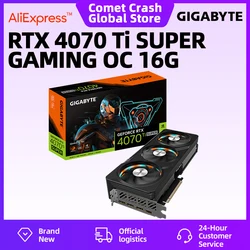 GIGABYTE GeForce RTX4070Ti SUPER GAMING OC 16G Graphics Card 16GB 256-bit GDDR6X 3X WINDFORCE Fans DP1.4a*3, HDMI 2.1a*1