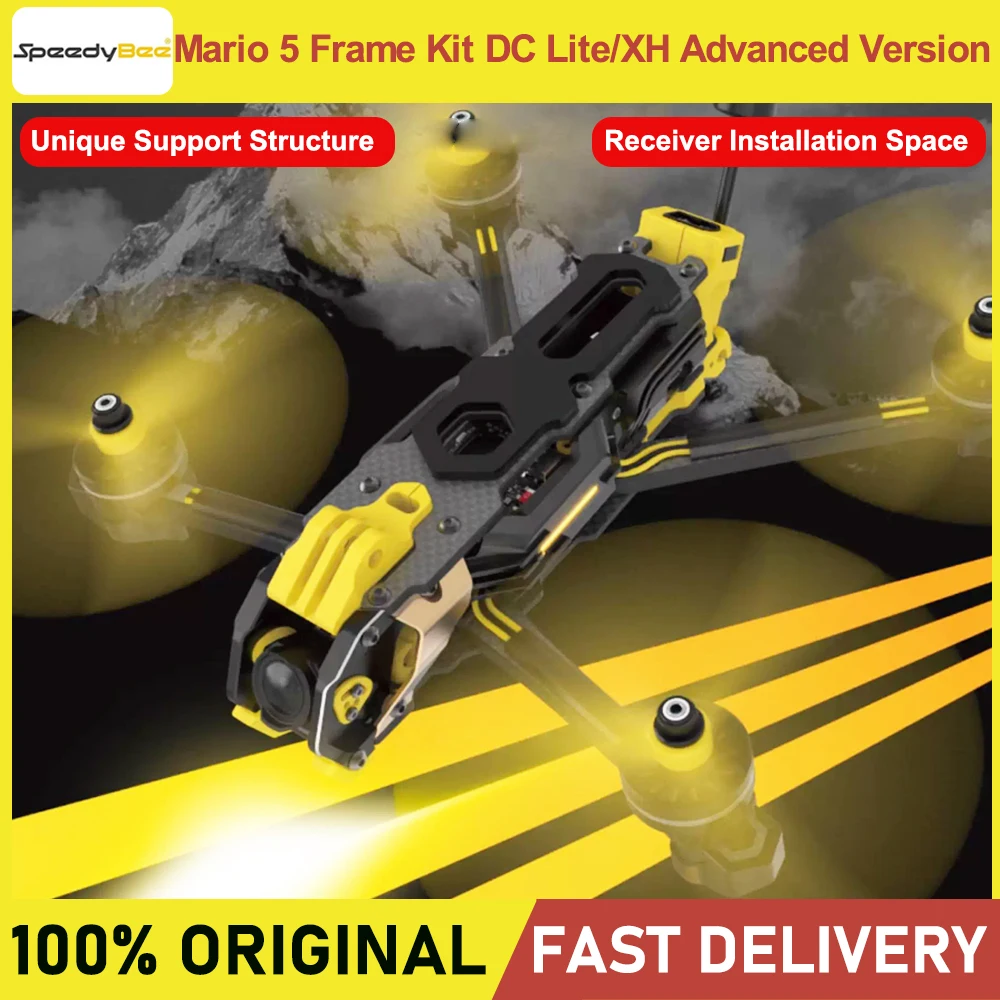 ชุดโครง SpeedyBee Mario5 รุ่น DC/XH Advanced สำหรับ O4 PRO Air Unit VTX RC FPV Freestyle Racing Drone Quadcopter DIY