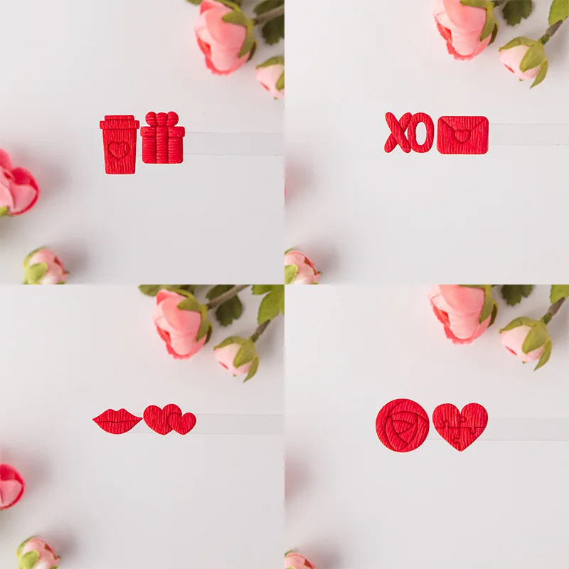 Valentine's Day Series Polymer Clay Cutting Molds Cutters Love Heart Shape For DIY Earrings Jewelry Decoration Making polymer clay cutter