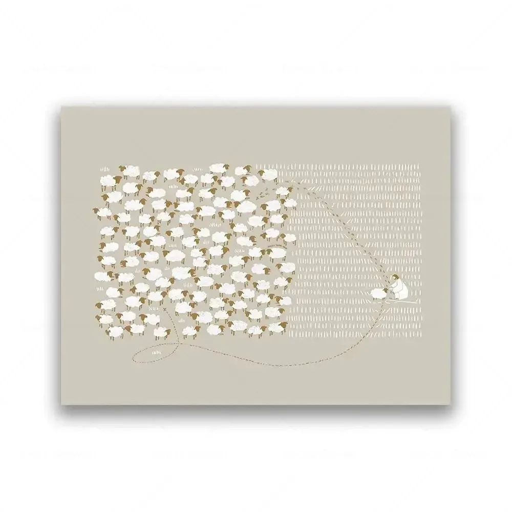 Divine Grace: Modern Christian Wall Art Canvas Print