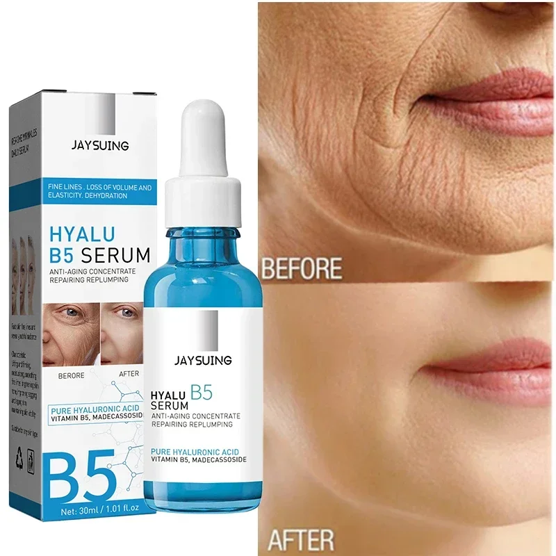 

Anti Wrinkle Serum Pure Hyaluronic Acid Lifting Firming Fine Lines Reduce Lightening Dark Circle Shrink Pores Hyalu B5 Essence