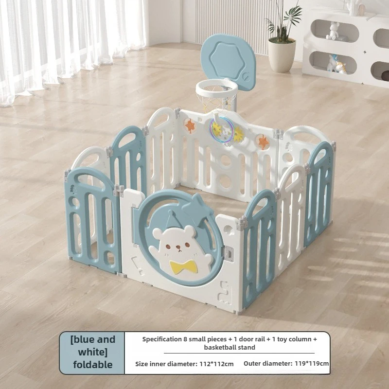 גן משחקים לתינוקות גן משחקים לילדים, גן למידת קרקע לתינוקות, גן בטיחות מתקפל פנימי נגד נפילות