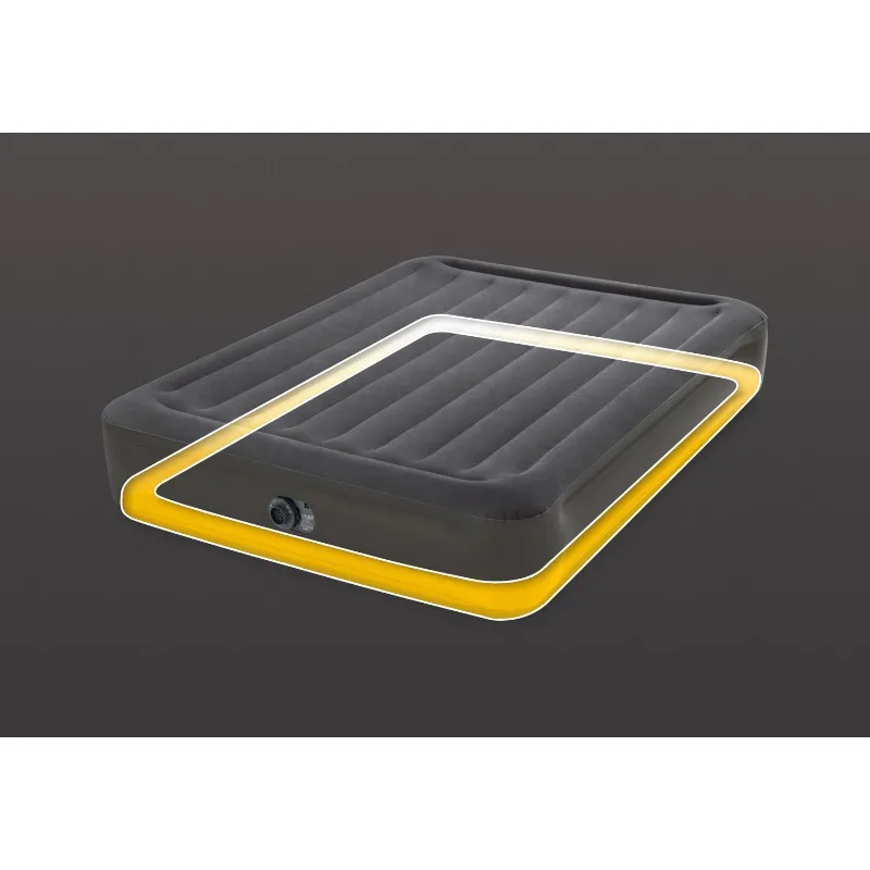 Intex 15" Queen Essential Rest Dura-Beam Airbed Mattress with Built in Pump 4