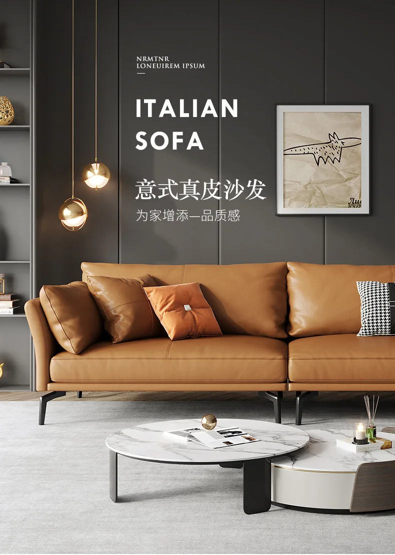 2022 Modern Sofa Set Living Room Furniture Italian Genuine Leather Sofa Set  High Quality Home Furniture Couches For Living Room - Living Room Sofas -  AliExpress