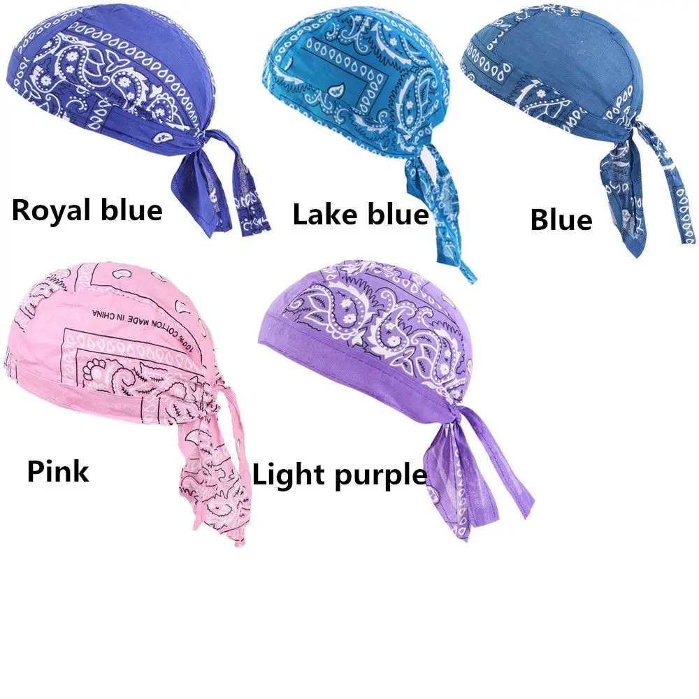 Unisex Quick Dry Cotton Headscarf Pirate Hat 5