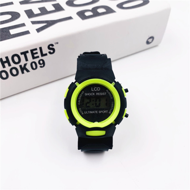 Sports Watch For Kids Children Waterproof Led Digital Watch Ultra-light Silicone Strap Teen Boys Girls WristWatch Unisex