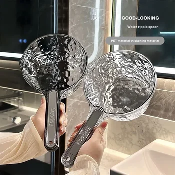 Durable Thickened Dipper Water Ladle PET Unbreakable Bathing Spoon Transparent Watering Flowers Spoon Kitchen Gadgets 1